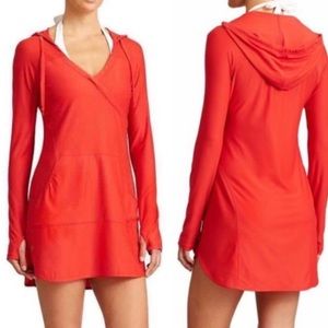 Athleta Wick-It Wader Coverup Hoodie UPF 50